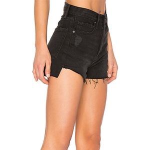 FRAME Denim's Le Original Tulip Short 27 Black